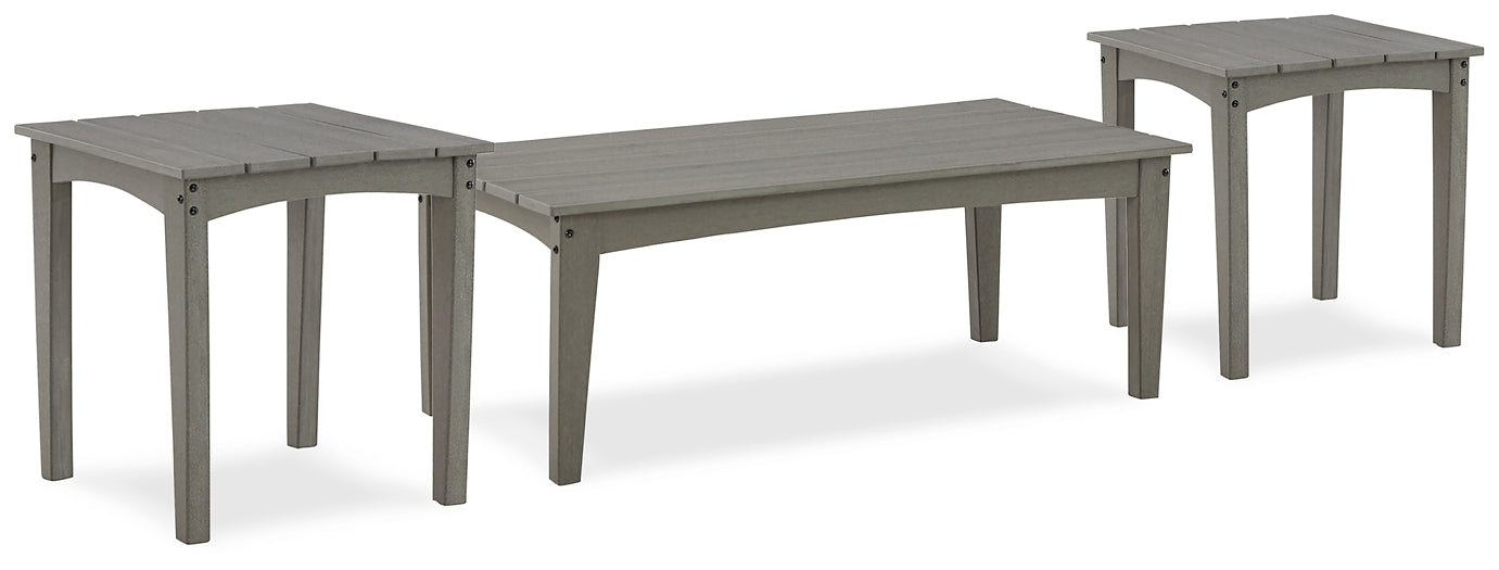 Visola Outdoor Coffee Table with 2 End Tables JB s Furniture