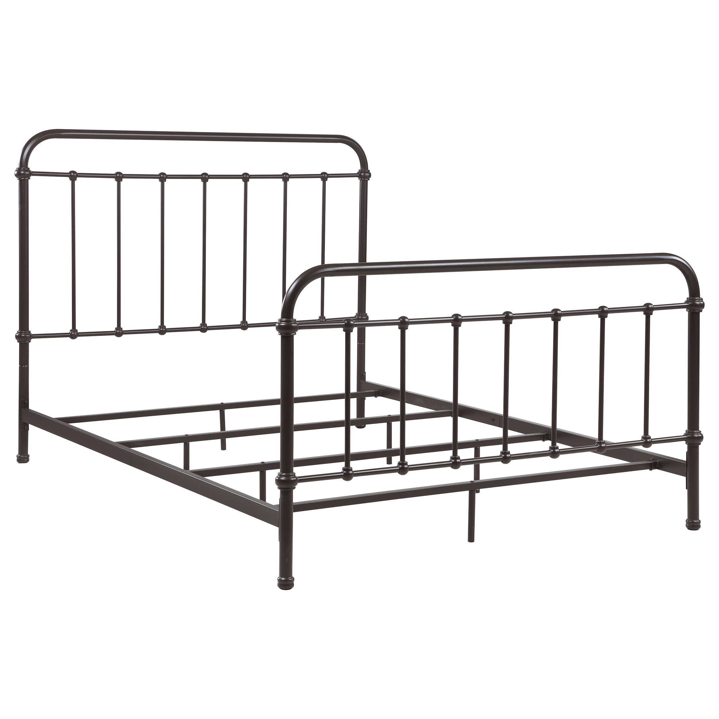 Shop Livingston Metal Queen Open Frame Bed Dark Bronze At JB's ...