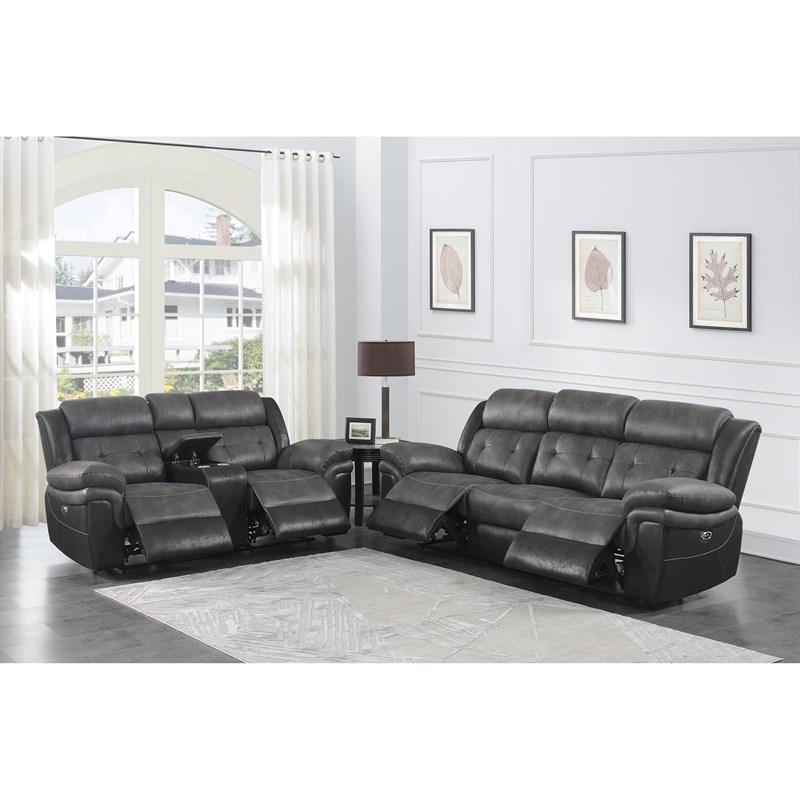 Saybrook Power Reclining Sofa and Loveseat