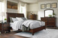 Brookbauer King Sleigh Bed Dresser/Mirror & Nightstand