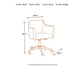 Baraga Home Office Swivel Desk Chair