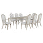 Evangeline 9-piece Extension Leaf Dining Set Silver Oak