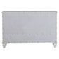 Sandy Beach 11-drawer Dresser Cream White