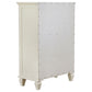 Sandy Beach 5-drawer Bedroom Chest Cream White