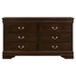 Louis Philippe 4-piece Full Bedroom Set Cappuccino