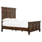 Avenue Wood California King Panel Bed Weathered Brown