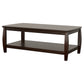 Dixon 1-shelf Rectangular Wood Coffee Table Espresso