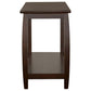 Dixon Wood Entryway Console Table with Shelf Cappuccino