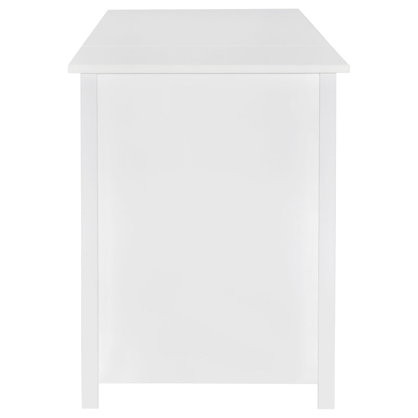 Dylan 60-inch 4-drawer Lift Top Office Desk White High Gloss