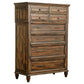 Avenue 5-piece Eastern King Bedroom Set Weathered Brown