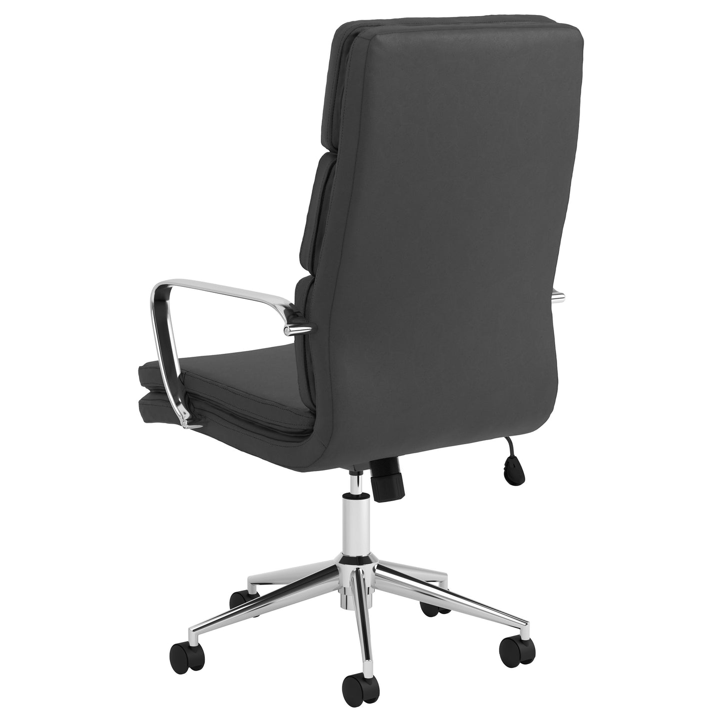 Ximena Upholstered Adjustable High Back Office Chair Black