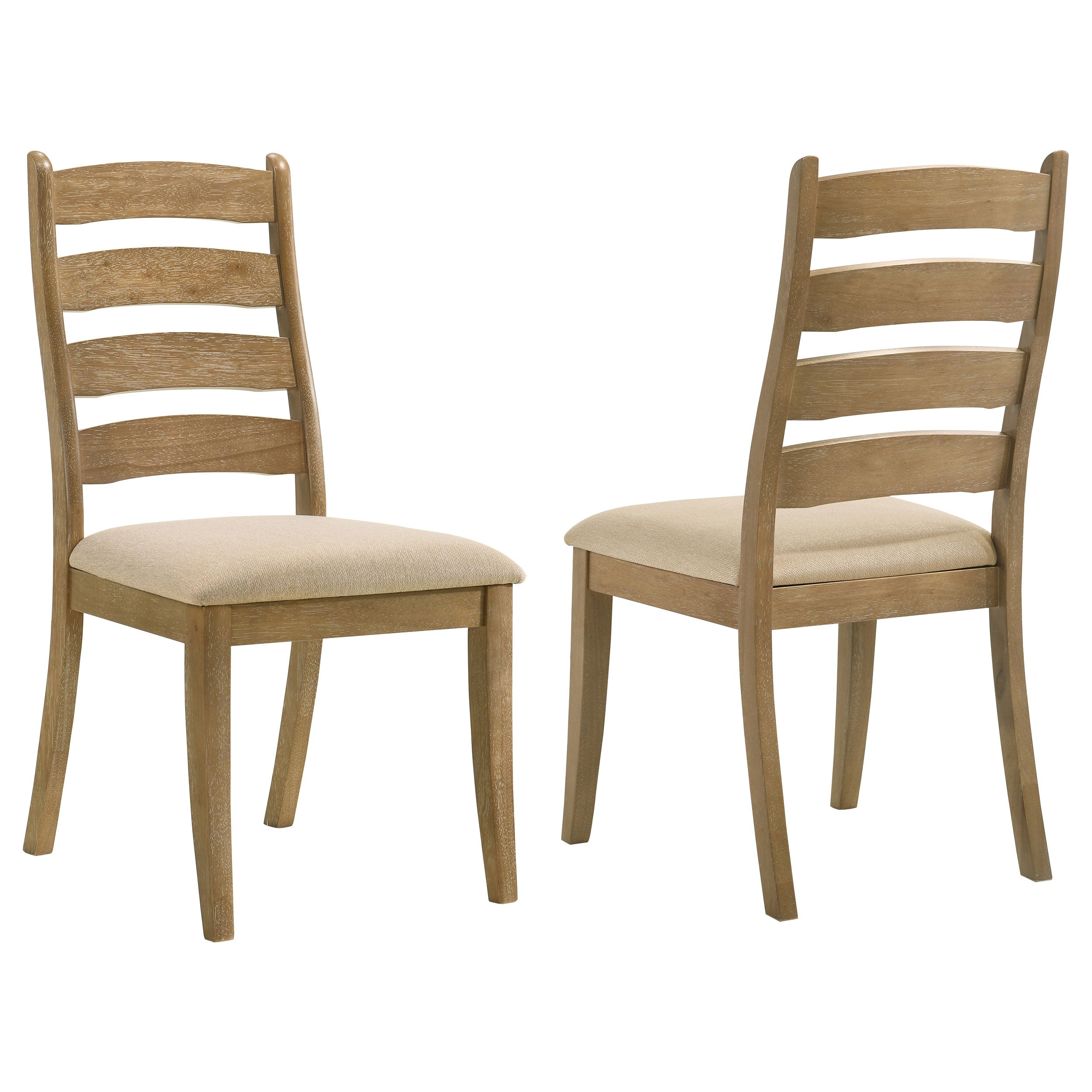 Shop Danvers Ladder Back Dining Side Chair Brown Oak (Set of 2) at JB's ...