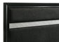 Miranda 55-inch Upholstered Eastern King Panel Bed Black