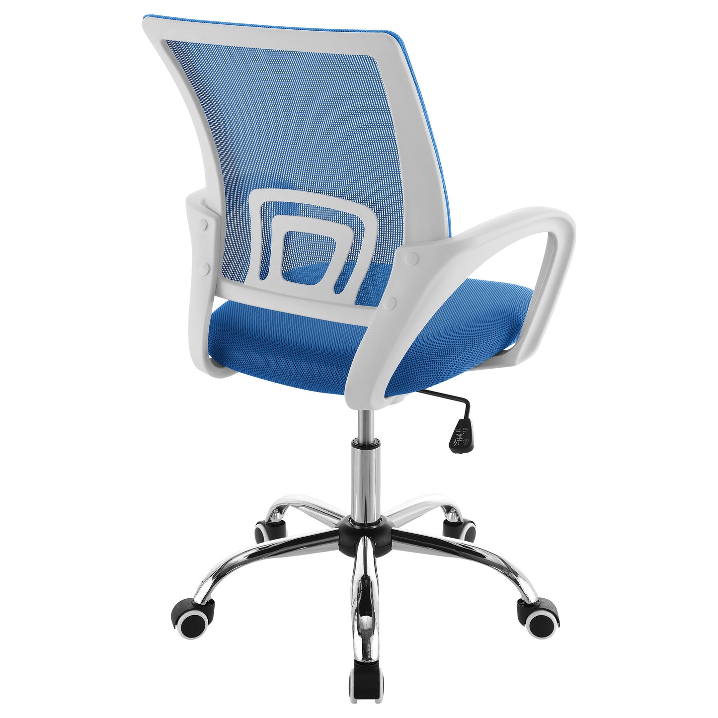 Felton Upholstered Adjustable Home Office Desk Chair Blue