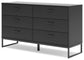 Socalle Full Panel Headboard with Dresser