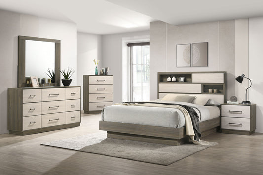 Fenwick 5-piece Eastern King Bedroom Set Grey Oak