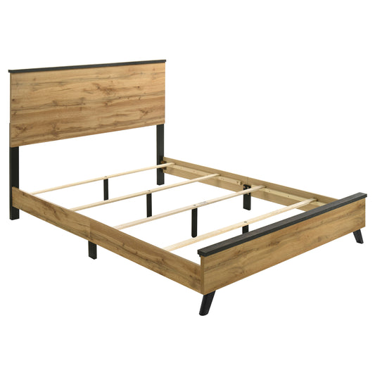 Kaywood 52-inch Queen Panel Bed Natural Pine