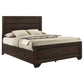 Kauffman Wood Eastern King Storage Panel Bed Dark Cocoa