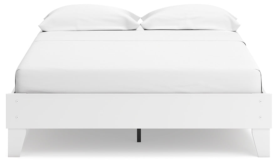 Socalle Queen Platform Bed with Dresser, Chest and 2 Nightstands