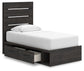 Hollivern  Panel Storage Bed