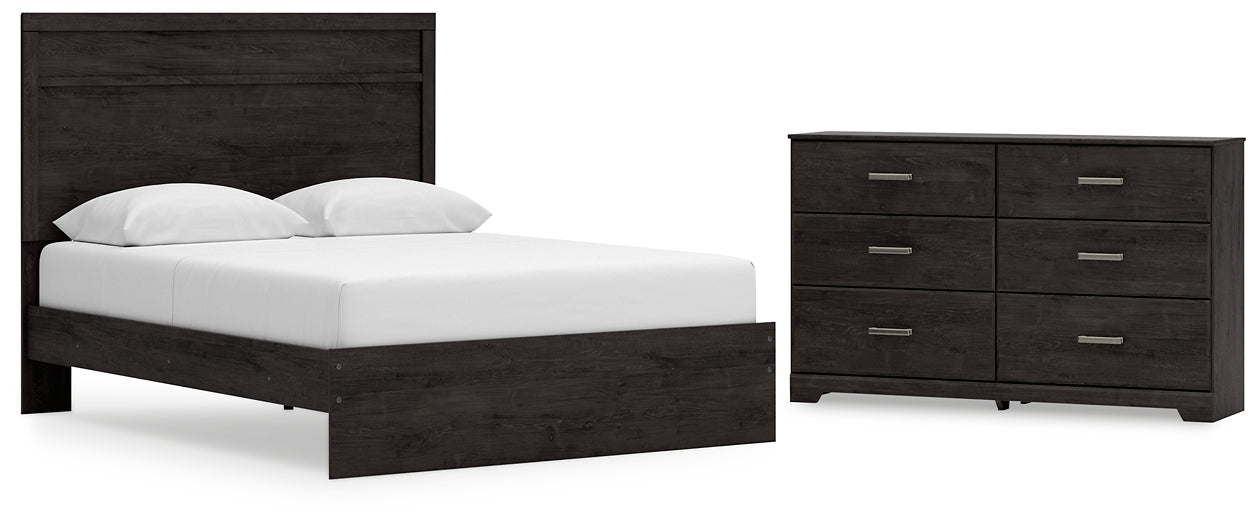 Belachime Queen Panel Bed with Dresser