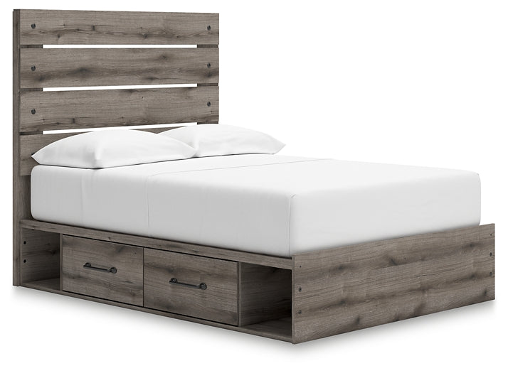 Graystorm  Panel Bed With Storage