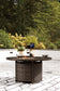 Paradise Trail Outdoor Fire Pit Table and 4 Chairs