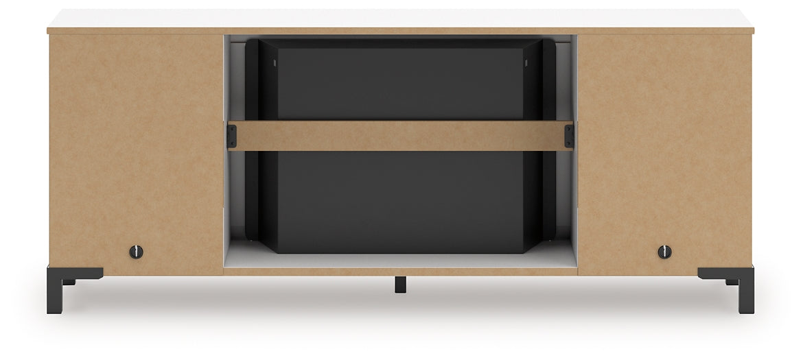 Brollevi TV Stand with Fireplace