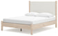 Cadmori Queen Upholstered Panel Bed with Dresser and 2 Nightstands