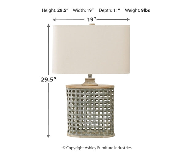 Deondra Metal Table Lamp (1/CN) JB's Furniture  Home Furniture, Home Decor, Furniture Store