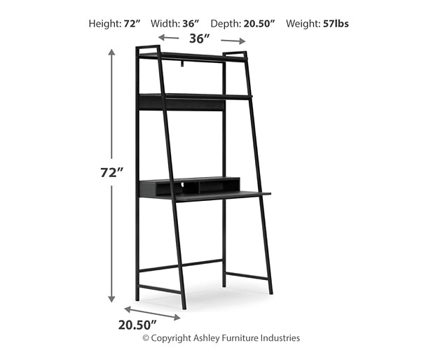 Yarlow Home Office Desk and Shelf JB's Furniture  Home Furniture, Home Decor, Furniture Store