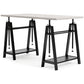 Bayflynn Adjustable Height Desk JB's Furniture  Home Furniture, Home Decor, Furniture Store