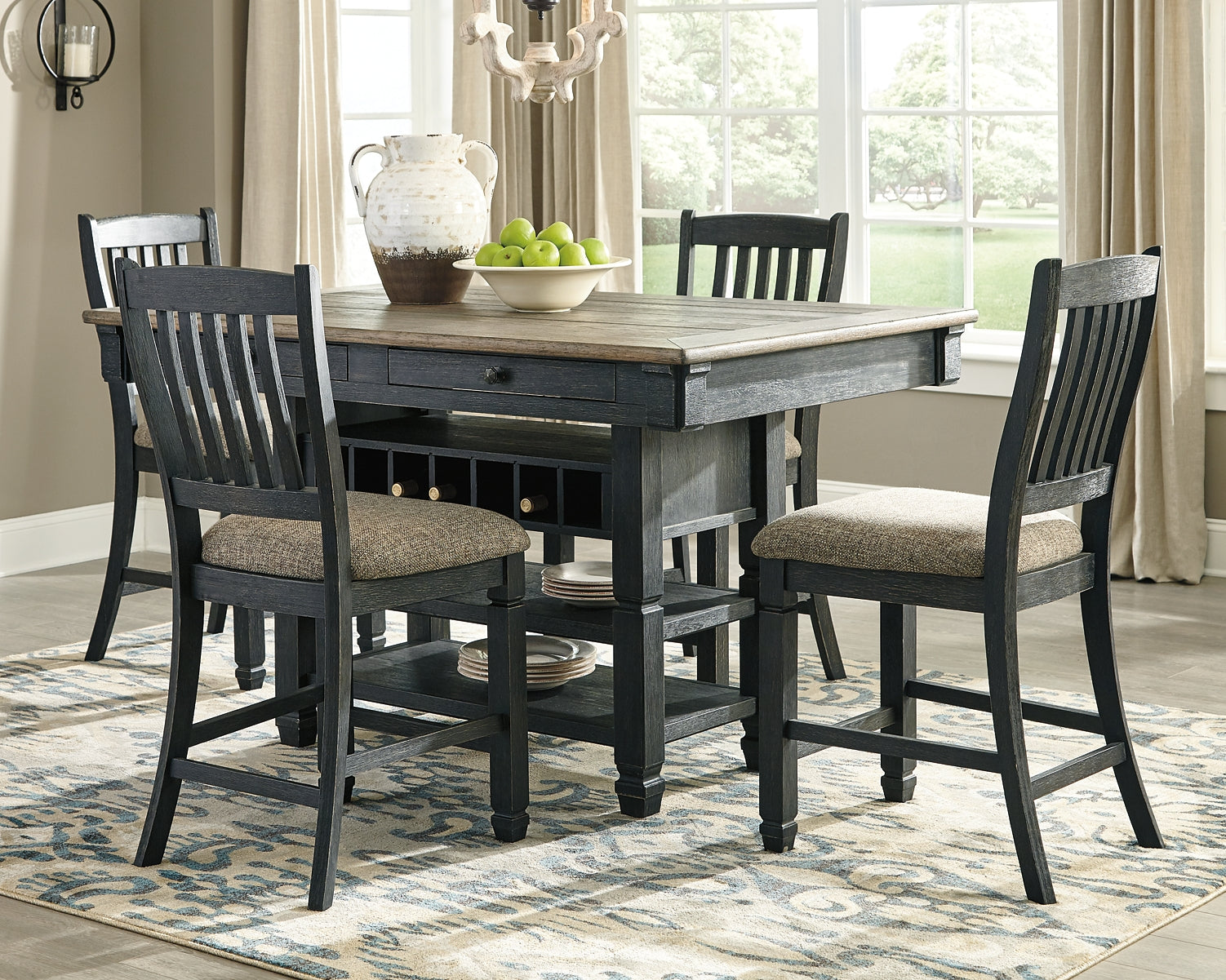 Tyler Creek Counter Height Dining Table and 4 Barstools JB's Furniture  Home Furniture, Home Decor, Furniture Store