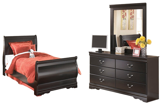 Huey Vineyard Full Sleigh Bed with Mirrored Dresser JB's Furniture  Home Furniture, Home Decor, Furniture Store