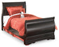 Huey Vineyard Full Sleigh Bed with Mirrored Dresser and Chest JB's Furniture  Home Furniture, Home Decor, Furniture Store