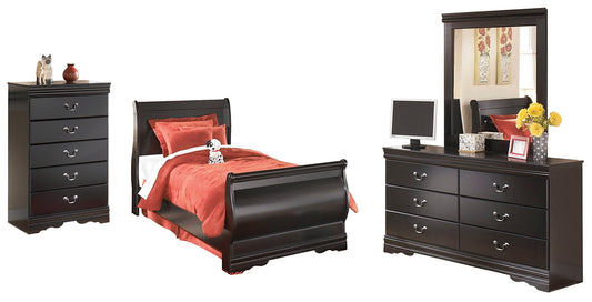 Huey Vineyard Full Sleigh Bed with Mirrored Dresser and Chest JB's Furniture  Home Furniture, Home Decor, Furniture Store