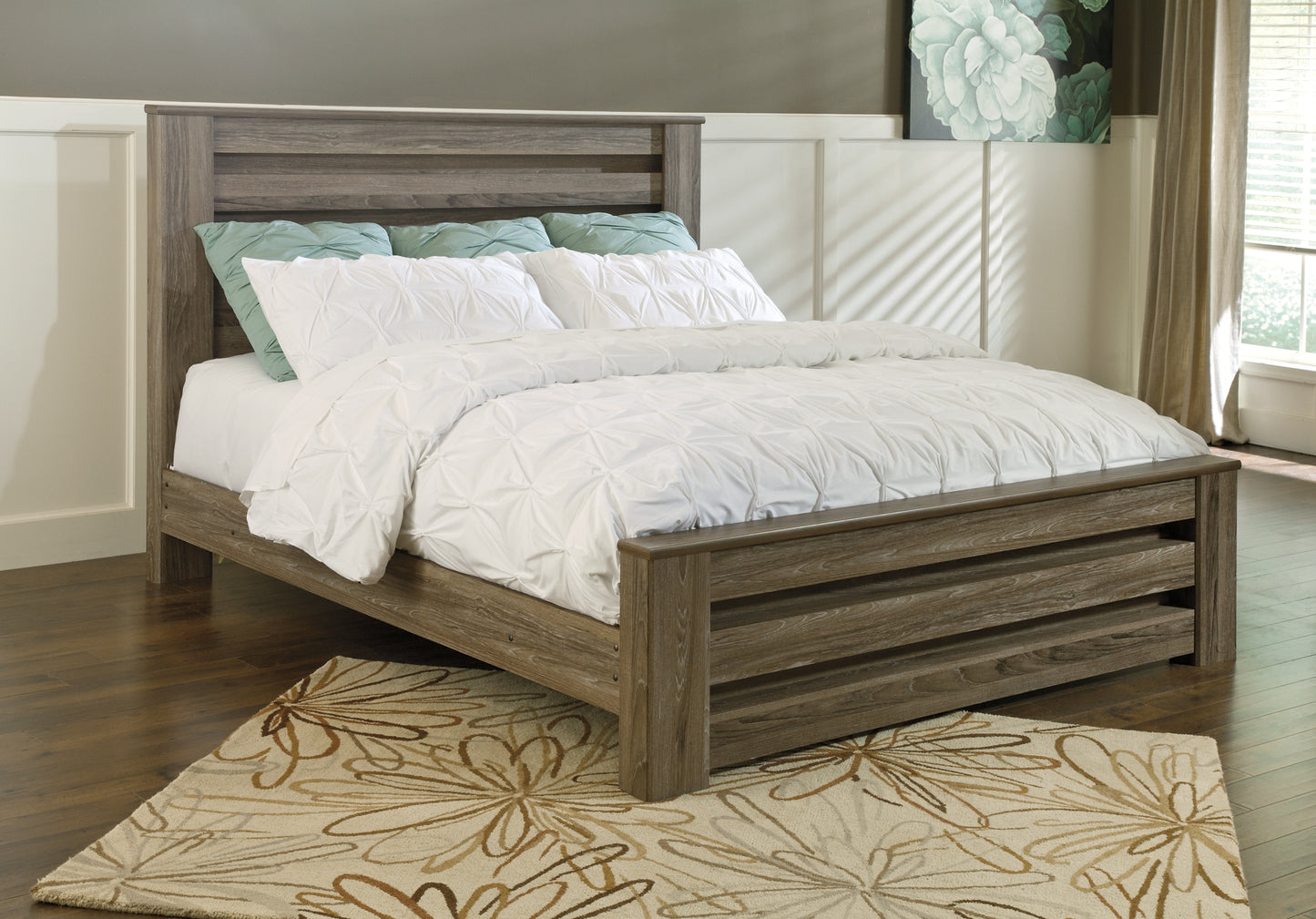 Zelen King Panel Bed with Mirrored Dresser and Chest JB's Furniture  Home Furniture, Home Decor, Furniture Store