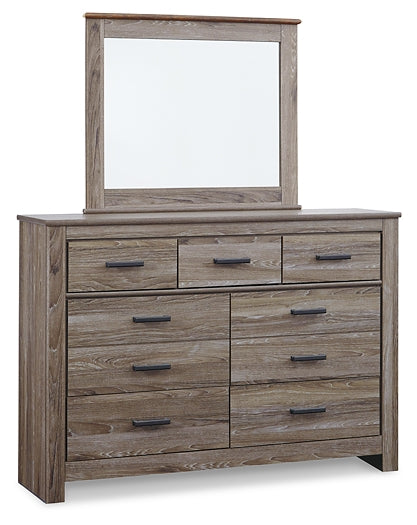 Zelen Full Panel Headboard with Mirrored Dresser, Chest and 2 Nightstands JB's Furniture  Home Furniture, Home Decor, Furniture Store