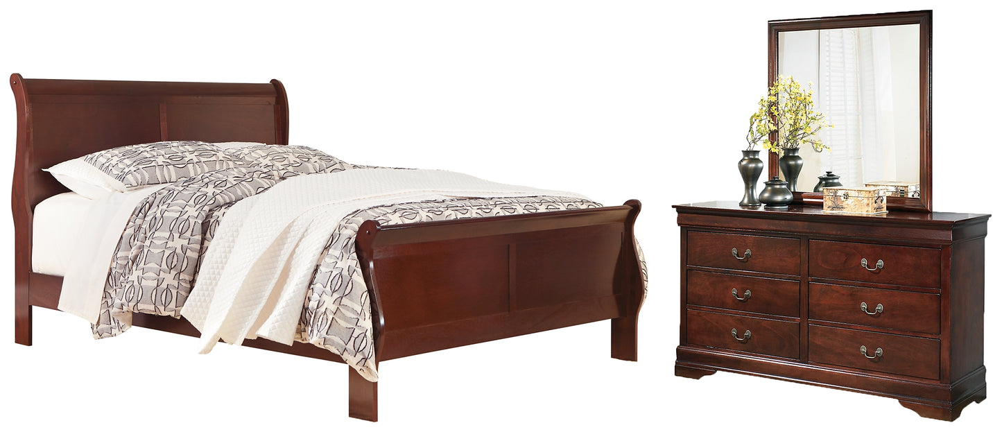 Alisdair Queen Sleigh Bed with Mirrored Dresser JB's Furniture  Home Furniture, Home Decor, Furniture Store