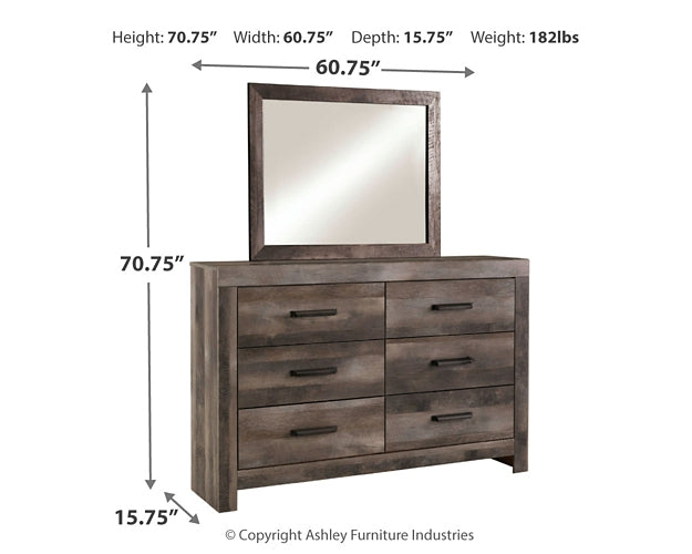 Wynnlow Queen Panel Bed with Mirrored Dresser JB's Furniture  Home Furniture, Home Decor, Furniture Store