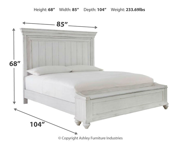 Kanwyn King Panel Bed with Storage with Mirrored Dresser JB's Furniture  Home Furniture, Home Decor, Furniture Store