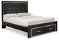 Kaydell Queen Panel Bed with Storage with Mirrored Dresser and 2 Nightstands JB's Furniture  Home Furniture, Home Decor, Furniture Store