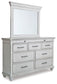 Kanwyn King Panel Bed with Mirrored Dresser JB's Furniture  Home Furniture, Home Decor, Furniture Store