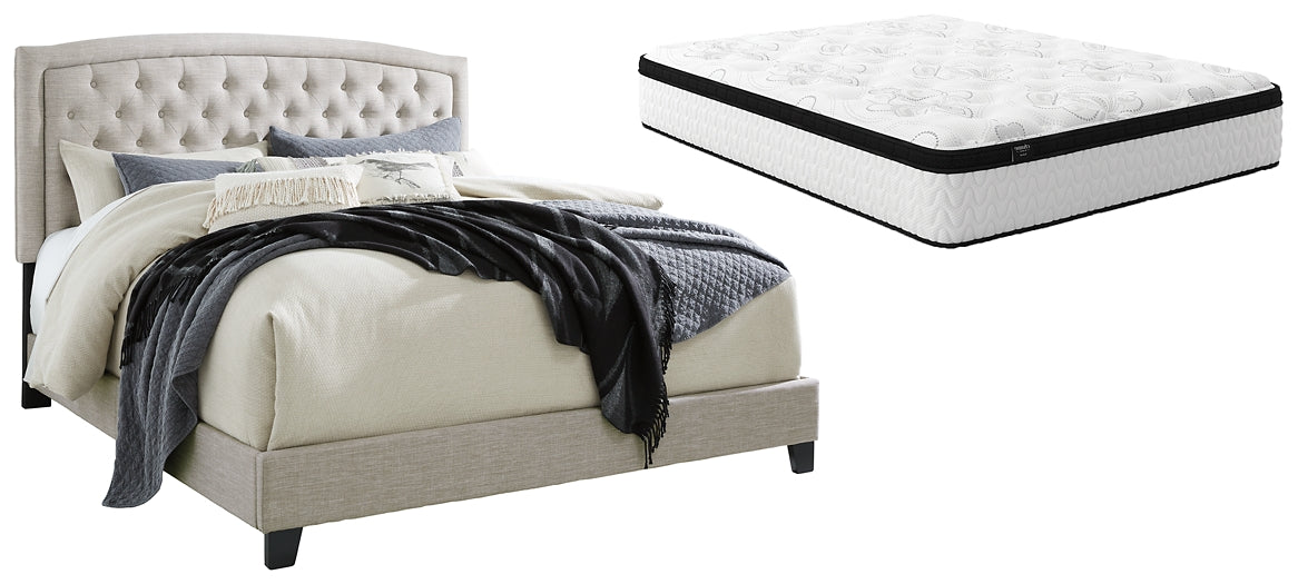 Jerary Queen Upholstered Bed with Mattress JB's Furniture Furniture, Bedroom, Accessories