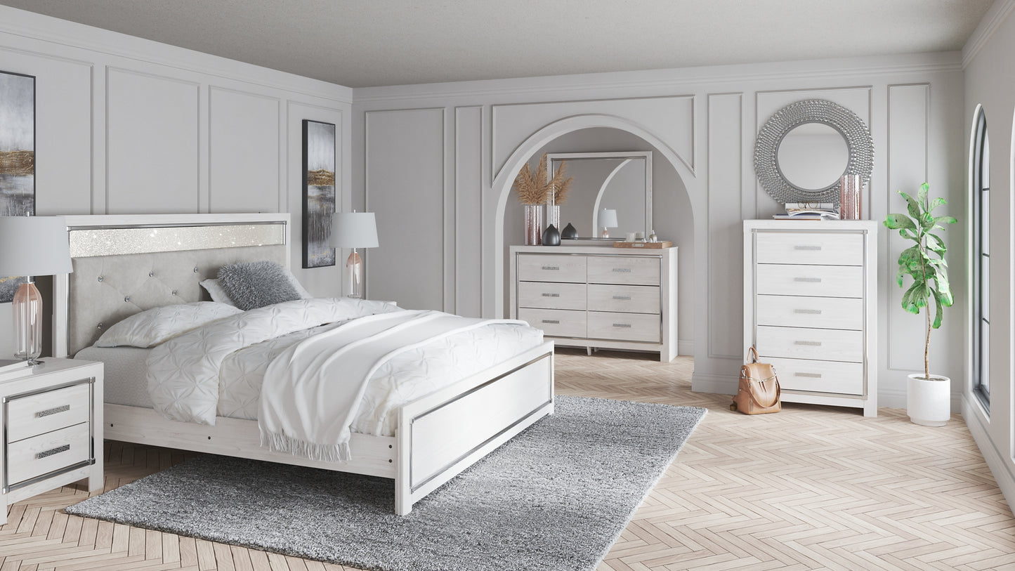 Altyra King Panel Bed with Mirrored Dresser and 2 Nightstands JB's Furniture  Home Furniture, Home Decor, Furniture Store