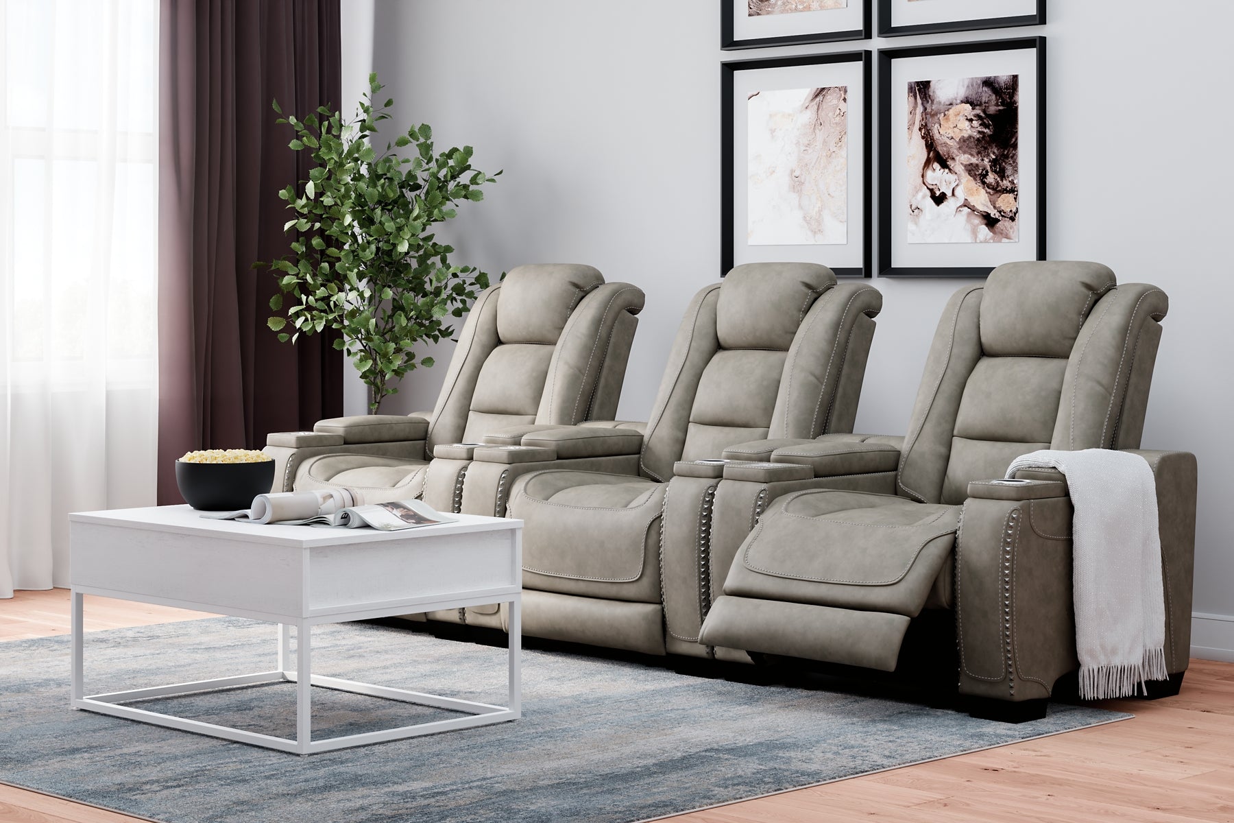 The Man-Den 3-Piece Home Theater Seating JB's Furniture  Home Furniture, Home Decor, Furniture Store