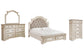 Realyn Queen Upholstered Bed with Mirrored Dresser and Chest JB's Furniture  Home Furniture, Home Decor, Furniture Store