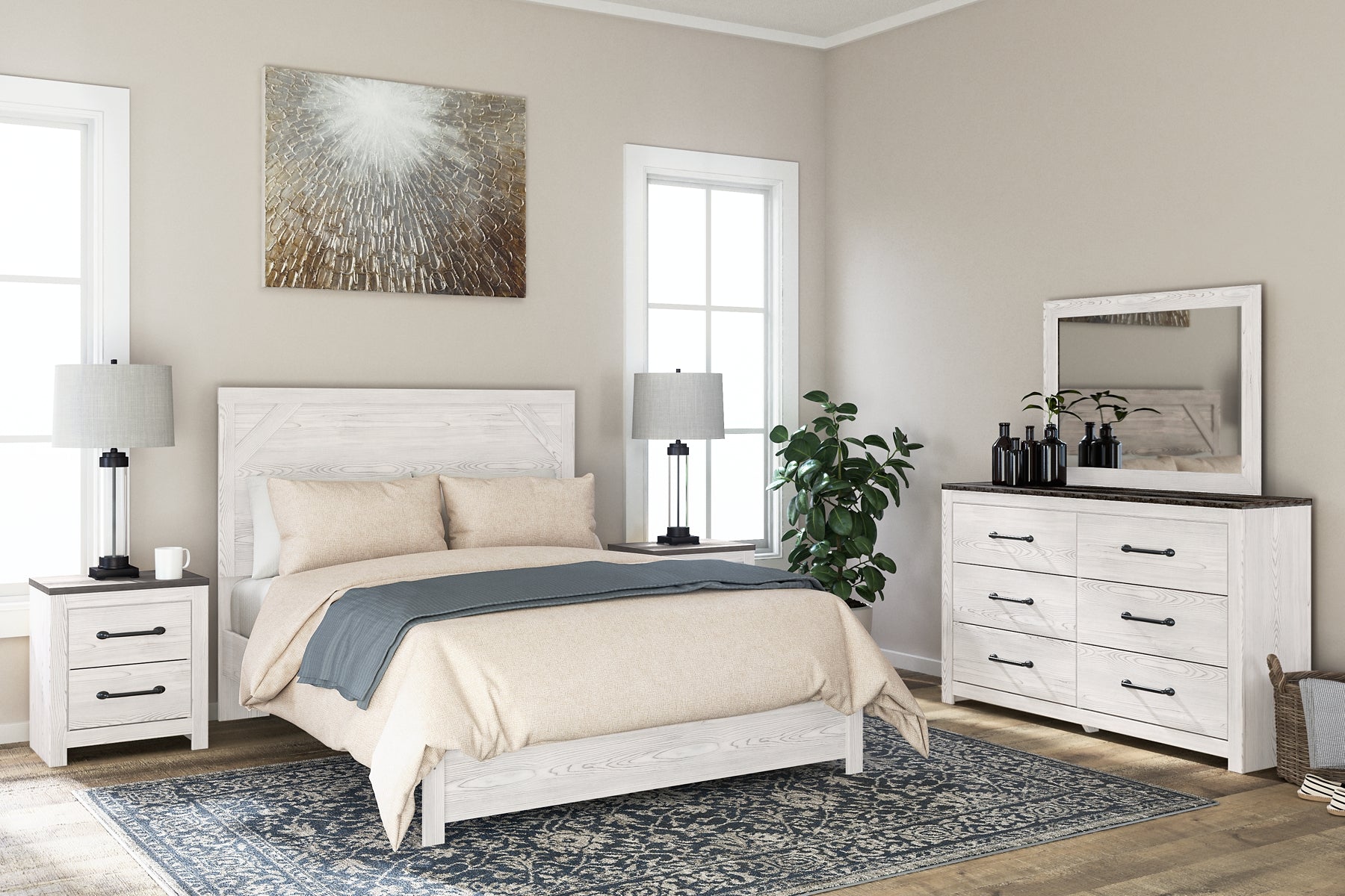 Gerridan Queen Panel Bed with Dresser JB's Furniture  Home Furniture, Home Decor, Furniture Store