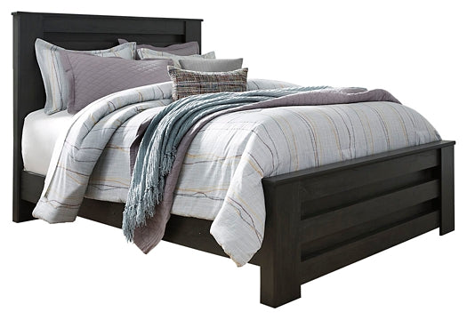 Brinxton Queen Panel Bed with Mirrored Dresser and Nightstand JB's Furniture  Home Furniture, Home Decor, Furniture Store