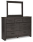 Brinxton King Panel Bed with Mirrored Dresser and Nightstand JB's Furniture  Home Furniture, Home Decor, Furniture Store